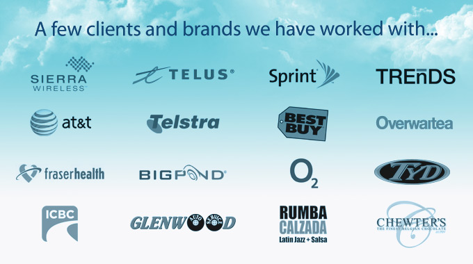 A few clients and brands we've worked with