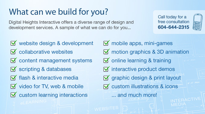 What can we build for you?